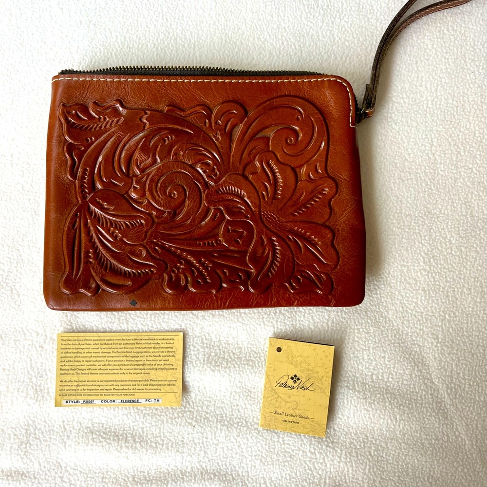 Patricia Nash, Florence Wristlet, New with Tags